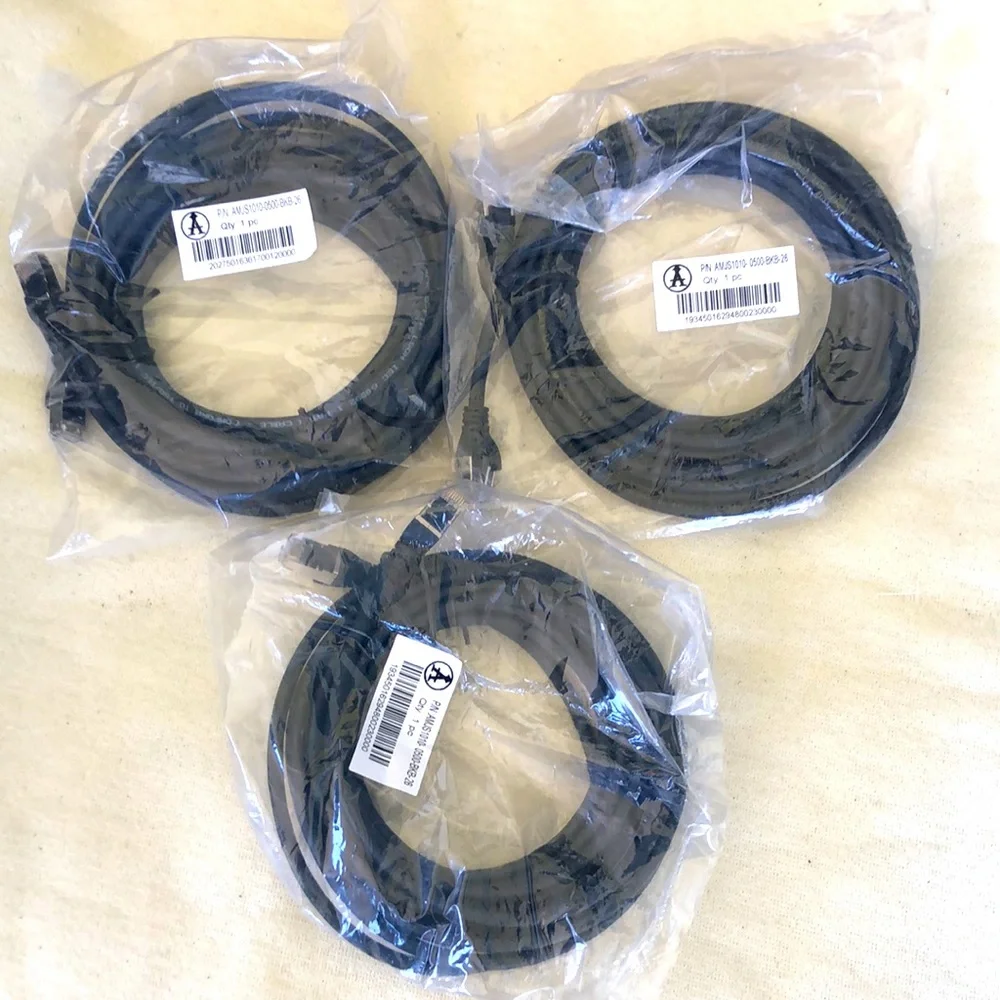 3Pack Modular Cable Plug to Plug 8p8c (RJ45, Ethernet Cable)